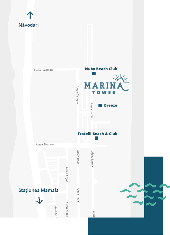 localizare marina tower mamaia